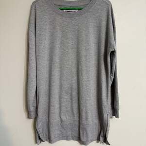 The Sweatshirt Project Crewneck Sweater Dress Large Grey Relaxed Fit